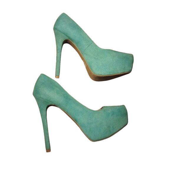 Charlotte Russe Women's Size 8 Seafoam Green Stilettos - Picture 1 of 6